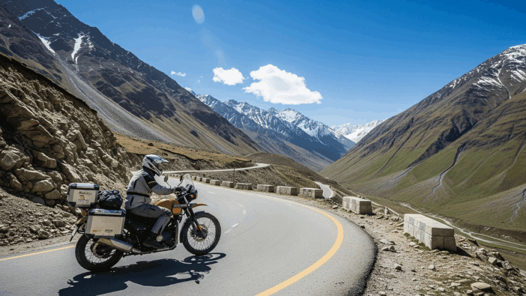 लेह लद्दाख बाइक ट्रिप के लिए रास्ते